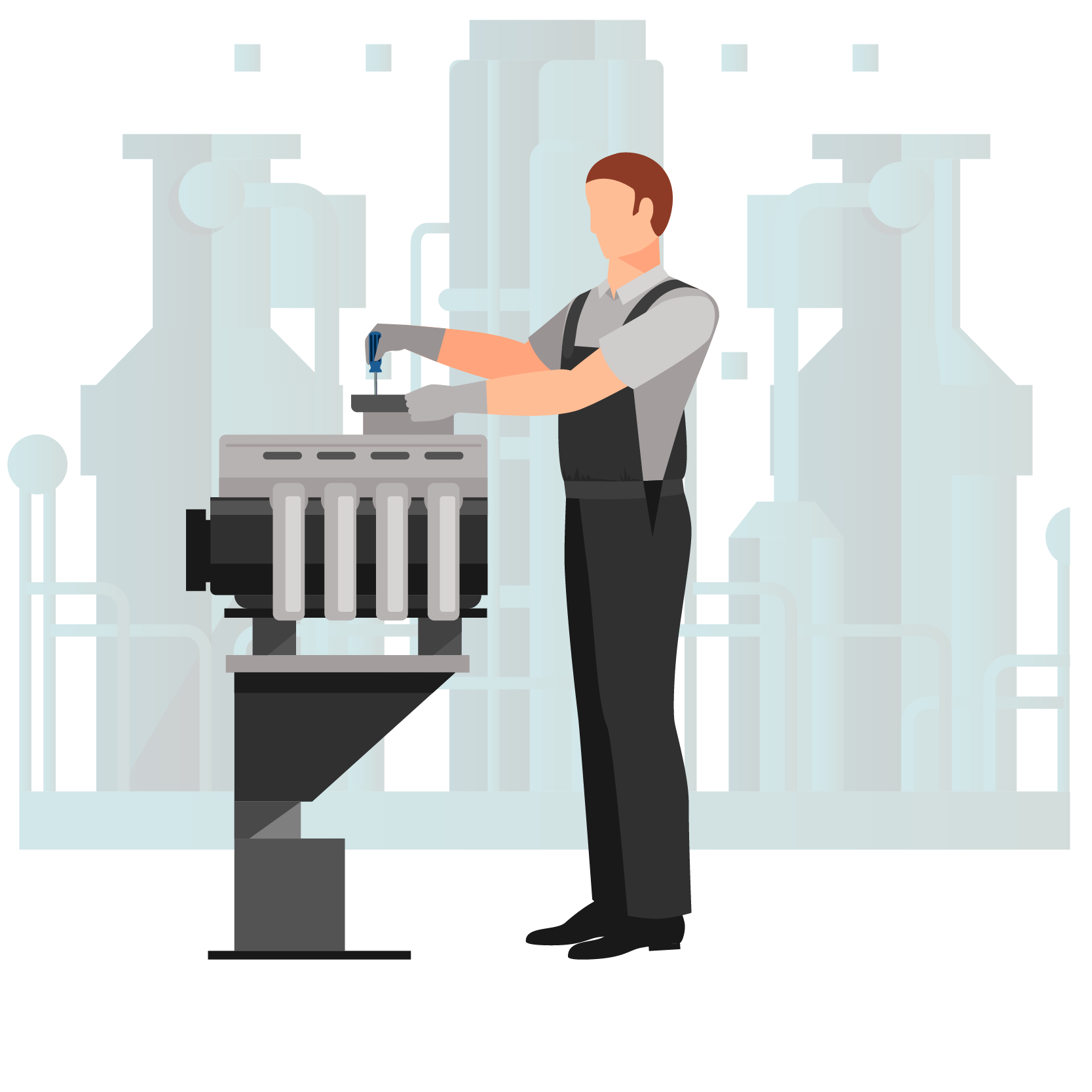 Manutenção hidráulica preventiva